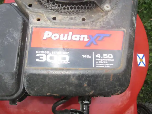 POULAN 20' PUSH LAWN MOWER BRIGGS 4.5 H/P STARTS RUNS GREAT - Photo 6