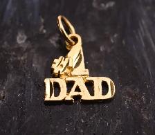10K #1 DAD PENDANT