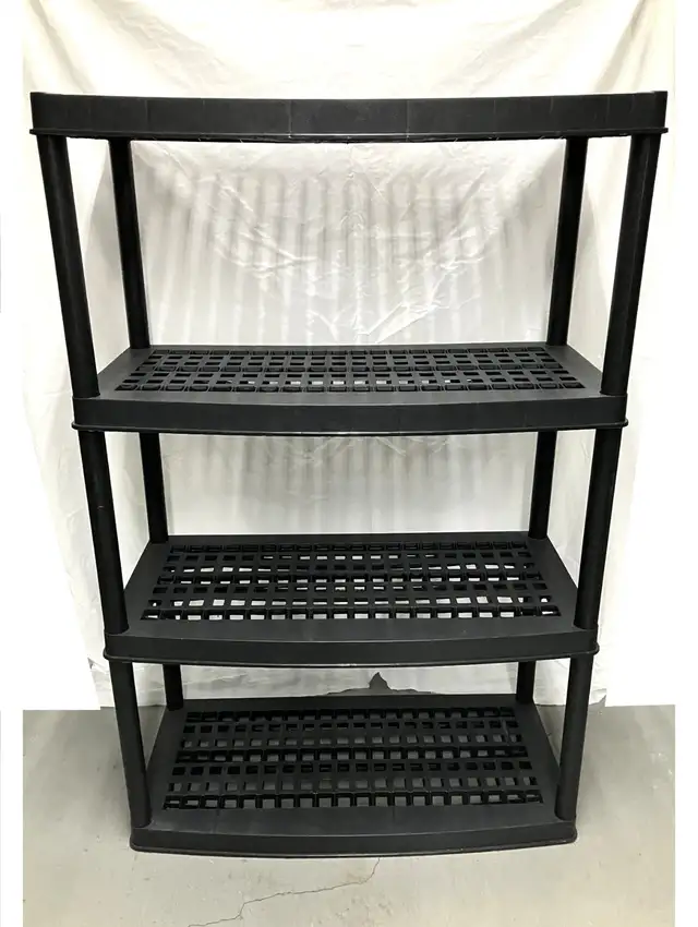 Sturdy, Resin Shelving Unit – The Perfect Size for Storage Needs