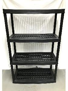 Sturdy, Resin Shelving Unit – The Perfect Size for Storage Needs