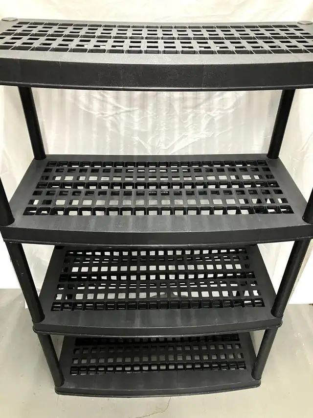 Sturdy, Resin Shelving Unit – The Perfect Size for Storage Needs - Photo 3