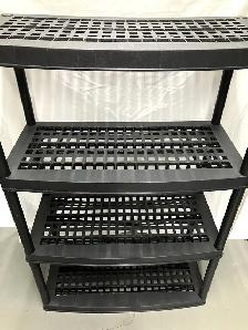 Sturdy, Resin Shelving Unit – The Perfect Size for Storage Needs - Photo 3