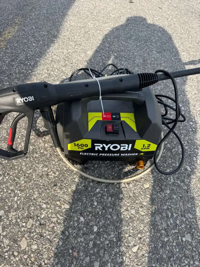 Ryobi electric pressure washer