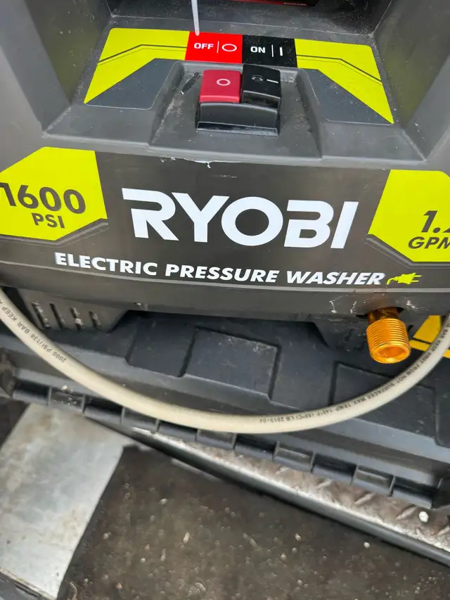 Ryobi electric pressure washer - Photo 2
