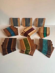 Wood/Epoxy Coasters