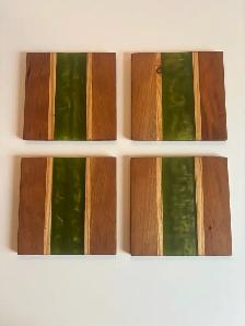 Wood/Epoxy Coasters - Photo 5
