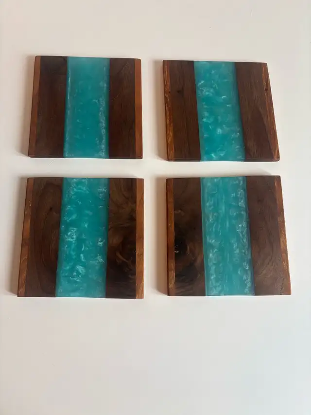 Wood/Epoxy Coasters - Photo 6