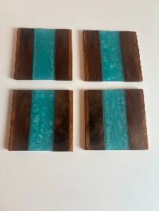 Wood/Epoxy Coasters - Photo 6