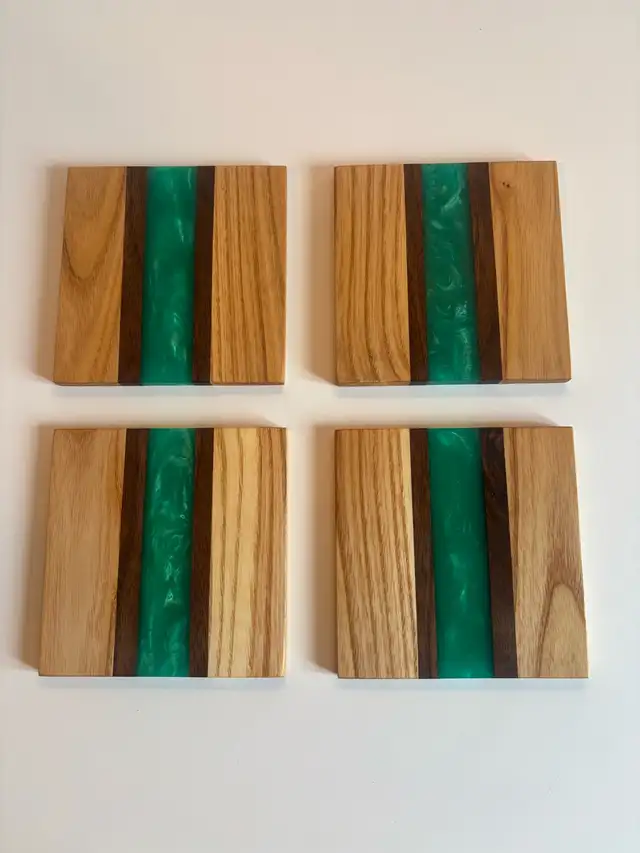 Wood/Epoxy Coasters - Photo 7