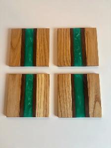 Wood/Epoxy Coasters - Photo 7