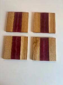 Wood/Epoxy Coasters - Photo 8