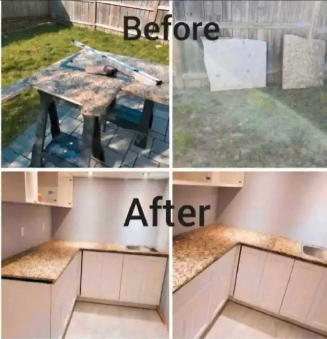 Quartz, Granite countertops repairs