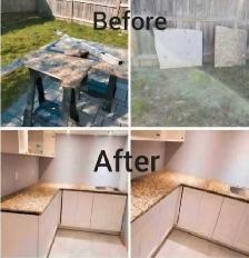 Quartz, Granite countertops repairs