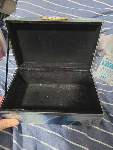 Crystal blue white storage box - Photo 2