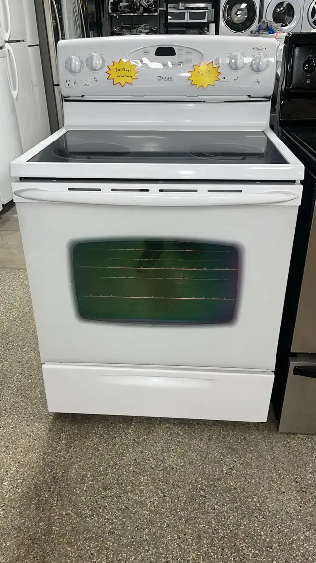 Maytag Very Clean 30"Glass Top Stove- Fully Tested