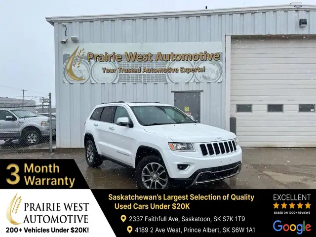 2016 Jeep Grand Cherokee 4WD Limited | Command Start | Heated Se