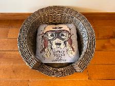 PANIER EN OSIER PARFAIT POUR PETITS ANIMAUX - Photo 3