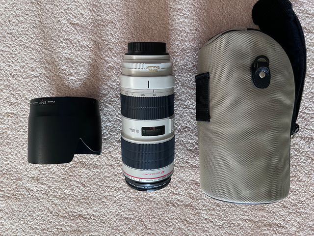 Canon 70-200 mm f2.8 zoom lens