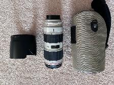 Canon 70-200 mm f2.8 zoom lens