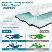 NEW 3' GEL FOAM MATTRESS TOPPER KING SIZE DARK GRAY B0BQHLGB3H - Photo 5
