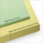 NEW 6' BAMBOO MEMORY FOAM GREEN TEA MATTRESS ULTIMATE 6116M - Photo 3