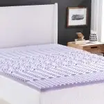NEW 7 ZONE LAVENDER MEMORY FOAM MATTRESS TOPPER