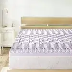 NEW 7 ZONE LAVENDER MEMORY FOAM MATTRESS TOPPER - Photo 3