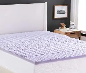 NEW 7 ZONE LAVENDER MEMORY FOAM MATTRESS TOPPER - Photo 4
