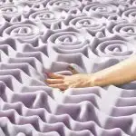 NEW 7 ZONE LAVENDER MEMORY FOAM MATTRESS TOPPER - Photo 7