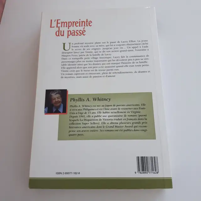 LIVRE NEUF DE PHYLLIS A.WITNEY L'EMPEREUR DU PASSÉ 389PAG $5.00 - Photo 2