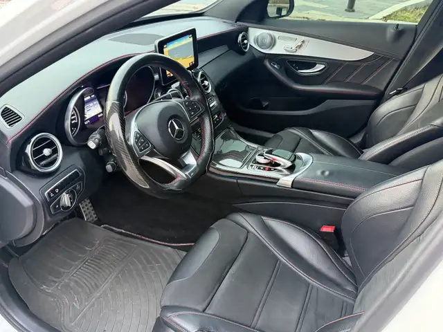 2017 Mercedes-Benz C 43 metallic white exterior black interior - Photo 9