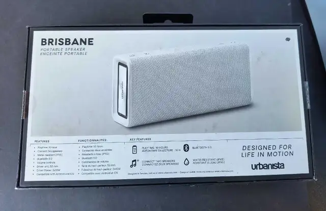 NEW Brisbane Urbanista Bluetooth speaker - Photo 2