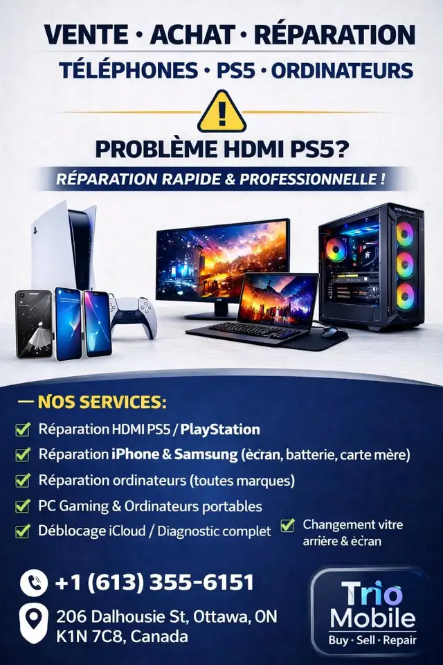 PS5/Xbox HDMI Repair – Fast Service