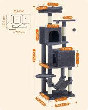 Brand New Cat Tree 2 Perches 2 Caves Special $109