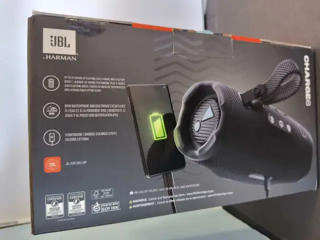 JBL Charge 6 Bluetooth speaker new open box - Photo 2