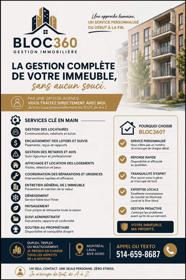Gestion immobilière BLOC360