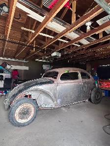 Vw beetle chop top project .