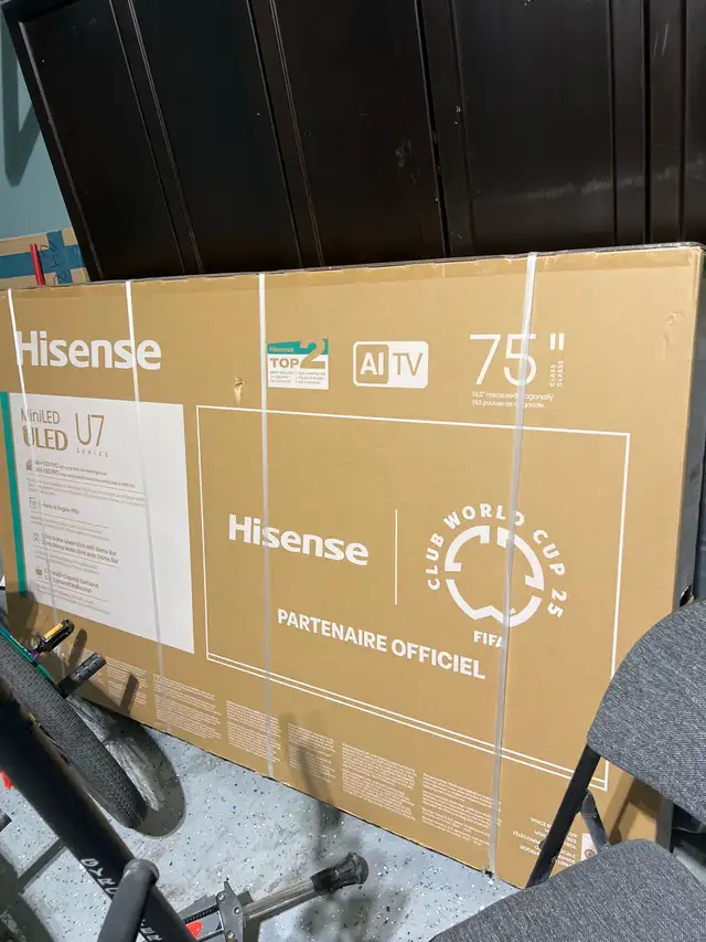 75 inch Hisense TV
