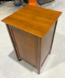 Antique OAK WOOD Arts & Crafts Music Cabinet (c. 1930s) - Photo 6