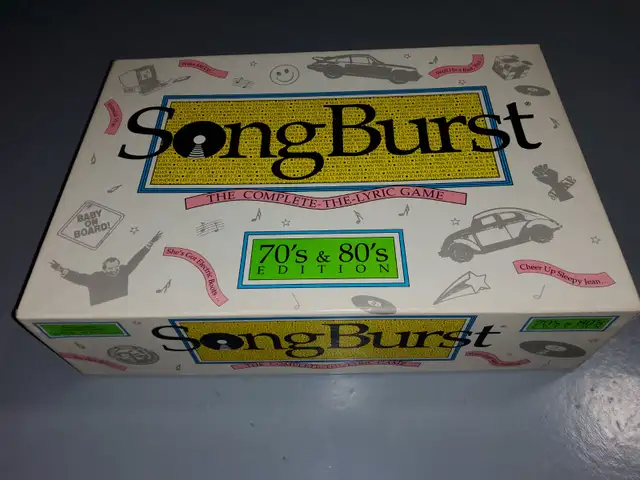 Board games - Songburst 50 & 60 and Songburst 70 & 80