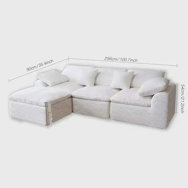 Brand New Modern 100" Compressed Modular Sofa Special $599
