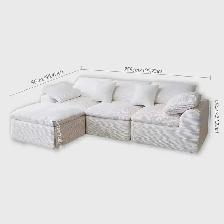 Brand New Modern 100" Compressed Modular Sofa Special $599