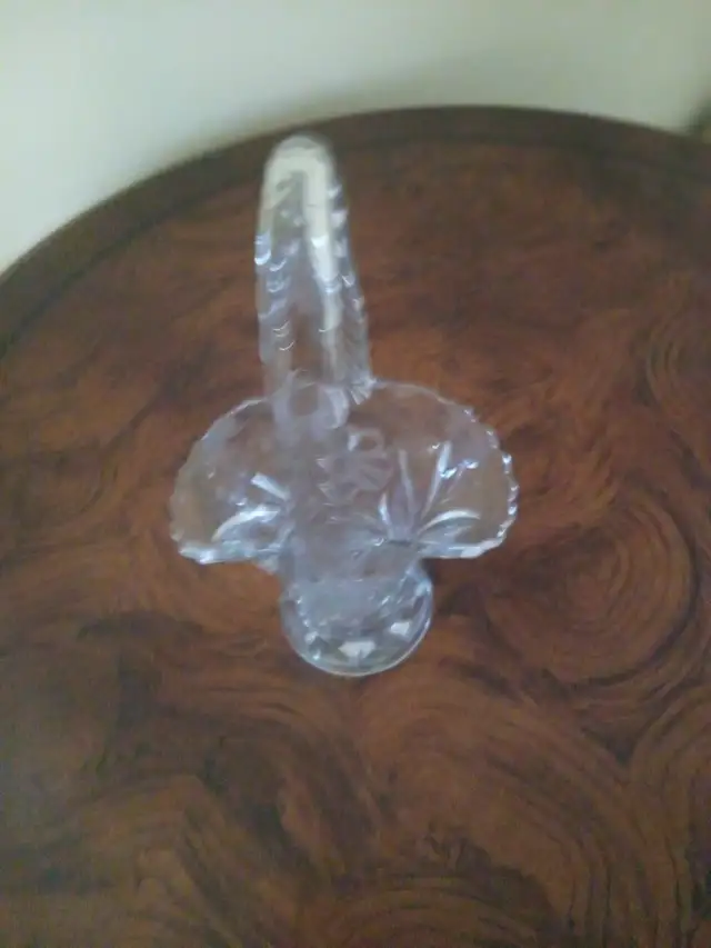 CRYSTAL FLOWER BASKETS - VARIOUS SHAPES - Photo 2