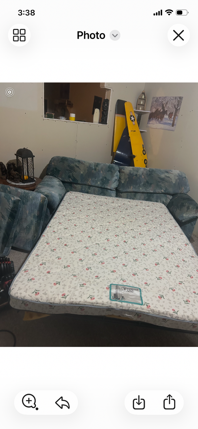 Free Retro love seat /hide a bed - Photo 2