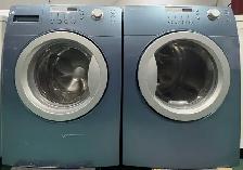 Brada Metallic Blue Washer & Dryer Set – Unique and Large