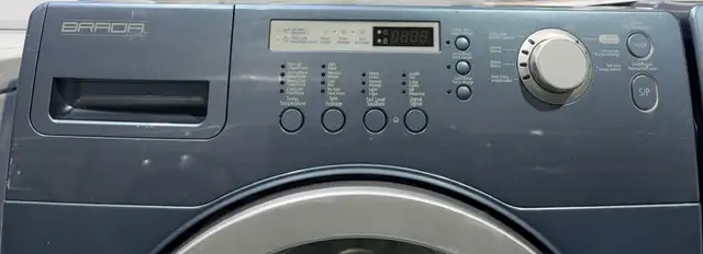 Brada Metallic Blue Washer & Dryer Set – Unique and Large - Photo 2