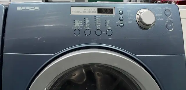 Brada Metallic Blue Washer & Dryer Set – Unique and Large - Photo 3