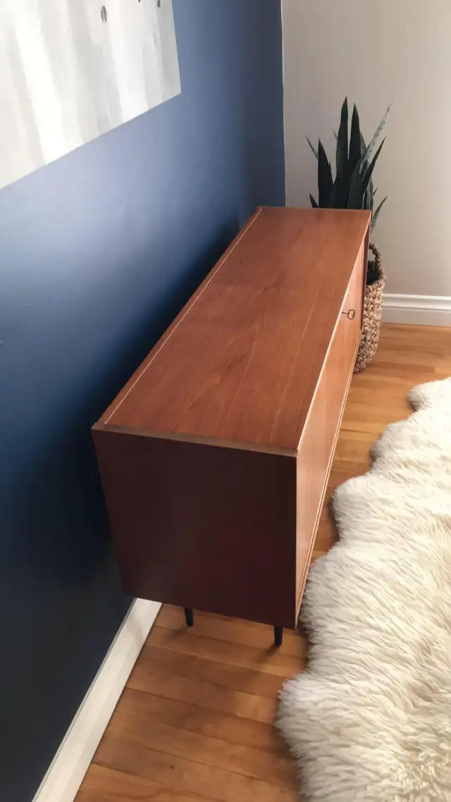Mid century TEAK TECK Buffet console, crédence, bibliothèque, ba - Photo 6