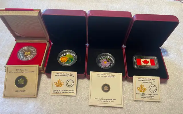 4 silver coins for sale