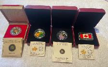 4 silver coins for sale